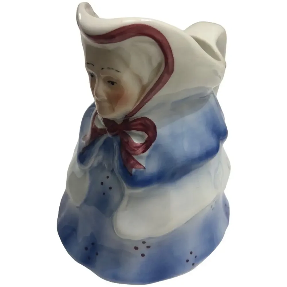 Tony Wood Staffordshire Little Old Lady Cream Pitcher EUC